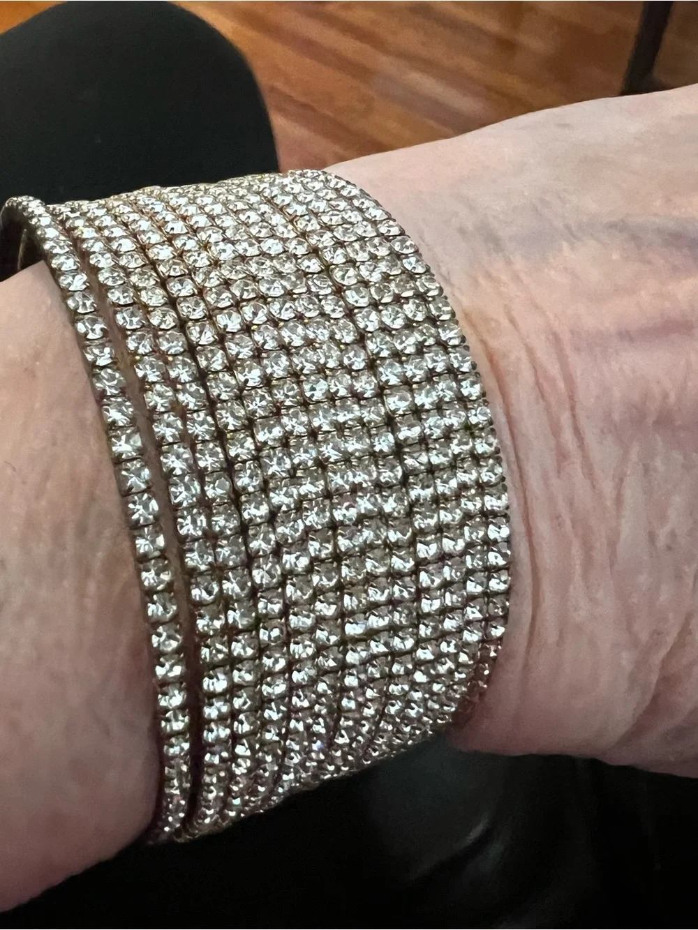 N/A sparkling silver